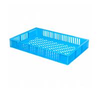 Caisse ajourée 600 x 400 x 90 mm 15 L - bleu