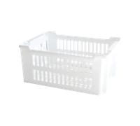 Caisse ajourée empilable emboîtable 400 x 300 x 175 mm - 14 L - blanc