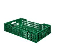 Caisse alimentaire ajourée empilable 25 litres en plastique