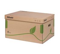 Caisse archives carton Esselte - H 24,2 x L 34,5 x P 43,9 - Marron