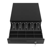 caisse avec 5 billets et 8 compartiments à pièces-triple système de sécurité-pour caisses de magasin, magasins et supermarchés