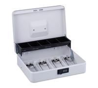 Caisse avec combinaison de chiffres RD47776, blanc