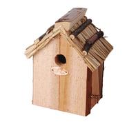 Caisse Avec Toit En Paille Pour Scricciolo Oiseaux Sauvages