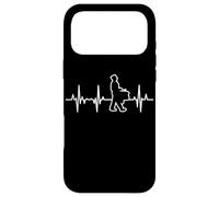 Caisse Claire ECG Heartline Heartbeat Drums Coque pour iPhone 17 Pro Max