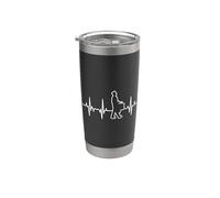 Caisse claire ECG Heartline Heartbeat Drums Gobelet isotherme en acier inoxydable double paroi