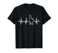 Caisse Claire ECG Heartline Heartbeat Drums T-Shirt