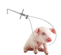 Caisse claire | Mât de contrôle des animaux en acier inoxydable robuste de 80 cm - Outil de capture d'animaux de la ferme, bétail, moutons