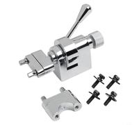 Caisse claire pour régulateur de tambour réglable pour une installation facile du tambour, construction en métal pour plus de durabilité (argenté)