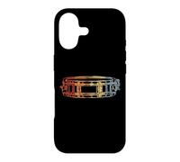 Caisse Claire Vintage Croquis Field Tambour Batteur Coque pour iPhone 17