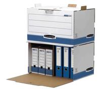 Caisse D'archivage R-Kive Prima - Fellowes - Blanc - Format A4 - Empilable