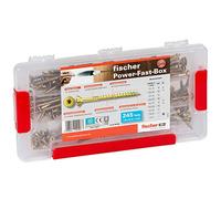 Fischer Coffret d'assortiment de vis PowerFast 667005 – 245 pièces