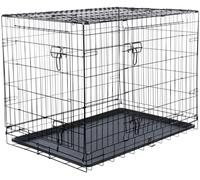 Caisse de chien Home 78 × 62 × 55 cm noir