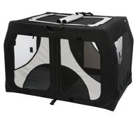 Caisse de chien Vario Double 91 × 60 × 61/57 cm noir/gris