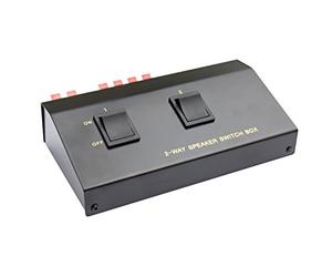 Caisse de Commutation Good Connections pour Haut-Parleur - À connecter 2 Paires Noir