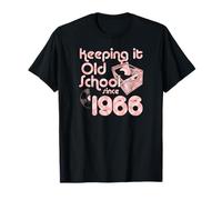 Caisse de disques vinyles Keeping It Old School Since 1966 T-Shirt