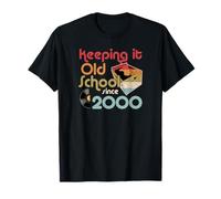 Caisse de disques vinyles Keeping It Old School Since 2000 Year T-Shirt