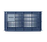 Basil Crate L Front Basket Bleu Blue