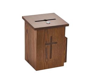 Caisse de pour l'église - Fixation murale en bois verrouillable | Boîte de dons pour prières caritatives - Pour collecter des dons à des fins caritatives, des services de culte communautaire