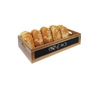 Caisse de Présentation en Acacia avec Ardoise GN 1/1