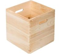 Caisse de rangement - ASTIGARRAGA - CBS303030 - Pin massif - 30 x 30 x 30 cm - Beige