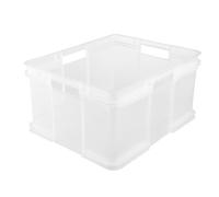 Caisse de rangement Empilable 16 litres Euro-Box M - Naturel