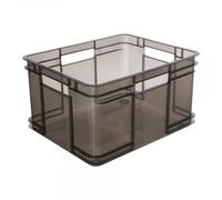 keeeper Boîte de Transport avec poignées, Euro-Box XL, polypropylène, 28 l, Bruno, Transparent