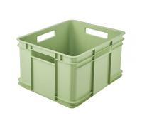 Caisse de Rangement Empilable en plastique 28 litres - Vert