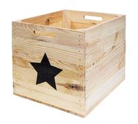 Caisse de rangement en bois compatible avec toutes les étagères Kallax et étagères Expedit Kallax - Caisse à vin, à fruits - Caisse à étagères - Dimensions : 33 x 37,5 x 32,5 cm - Caisse à jouets