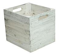 Caisse de rangement en bois compatible avec toutes les étagères Kallax et Expidit - Systèmes Kallax - Caisse à vin, à fruits - Caisse à étagères - Caisse d'insertion pour coffre à jouets Kallax (blanc