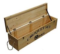 Caisse de rangement en bois pour Croquet 6 joueurs