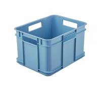 Caisse de Rangement en plastique 16 litres - Bleu Outremer