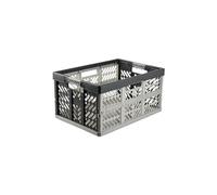 Keeeper Casier Pliant Professionnel avec Poignées Souples, 54 x 37 x 28 cm, 45 l, Ben, Gris Clair