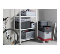 Caisse de rangement 'robert', 64 litres, graphite