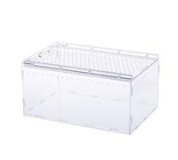 Caisse de terrarium en acrylique transparent pour lézards, ermites, crabes, grenouilles