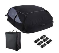 Caisse de toit pour véhicule porte-bagages en coquille souple Sac de toit de voiture Porte-bagages de camion Boîte de rangement étanche Sac pour toit de voiture