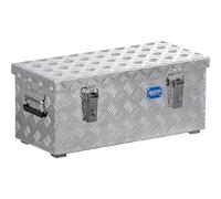 Caisse de transport en aluminium - Tôle ondulée - Capacité : 37 l - 622 x 275 x 270 mm