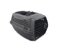 Caisse de transport pour chat M.PETS ECO GIRO Cage en plastique Taille S Gris