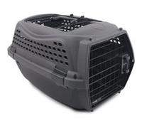 Caisse de transport pour chat M.PETS ECO GIRO Cage en plastique Taille S Gris