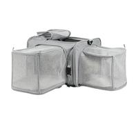 Caisse de transport pour chat - Sac portable pour chien avec ouverture, portable approuvé par les compagnies aériennes - Caisse respirante pour visites vétérinaires, promenades en plein air