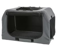 Trixie soft-kennel easy reisbench gris 50x36x33 cm