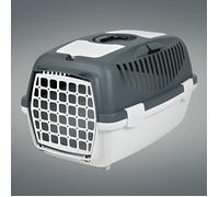 Caisse de transport pour chiens - TRIXIE - Capri 3 - Gris clair et gris foncé - 40 x 38 x 61 cm