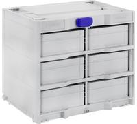 Caisse de transport Tanos Systainer³ Rack/6 M 337 83000878 plastique ABS (l x H x P) 396 x 330 x 296 mm