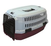 M-Pets Caisse de transport Viaggio Carrier M pour chien - Bordeaux et gris