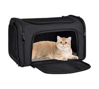 Caisse de voyage pour chien - Cage de transport pour chien de petite taille | Niche de voyage pour chiens | Cage de transport pour chats de taille moyenne et petit chat | Sac de transport souple pour