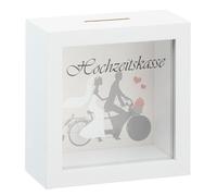 Caisse d'épargne de mariage en bois