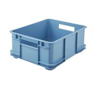 Caisse Empilable en plastique 20 litres - Bleu