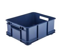 Caisse Empilable en plastique 20 litres - Bleu Foncé