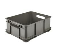 Caisse Empilable en plastique 20 litres - Gris