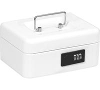 Caisse en acier TS.3008 avec serrure à code, blanche