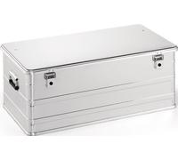 Caisse en aluminium L902xl495xH367mm 140l avec fermetures à levier rabattable et trous de fixation